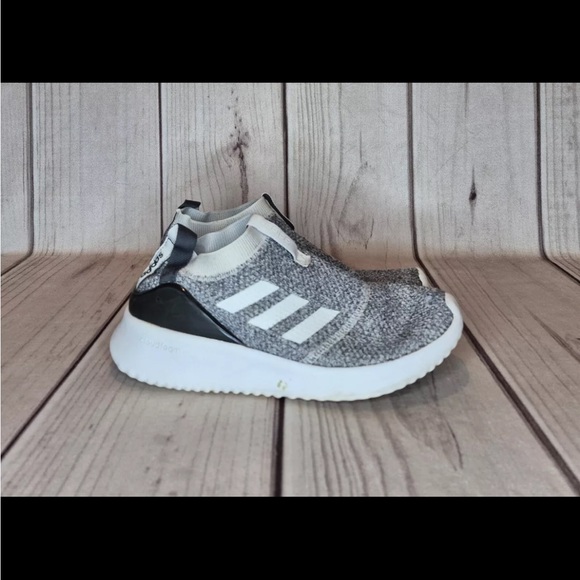 Adidas Ultimafusion Knit Running Shoes Women’s Size 8 Gray/White B96469 - Picture 2 of 12